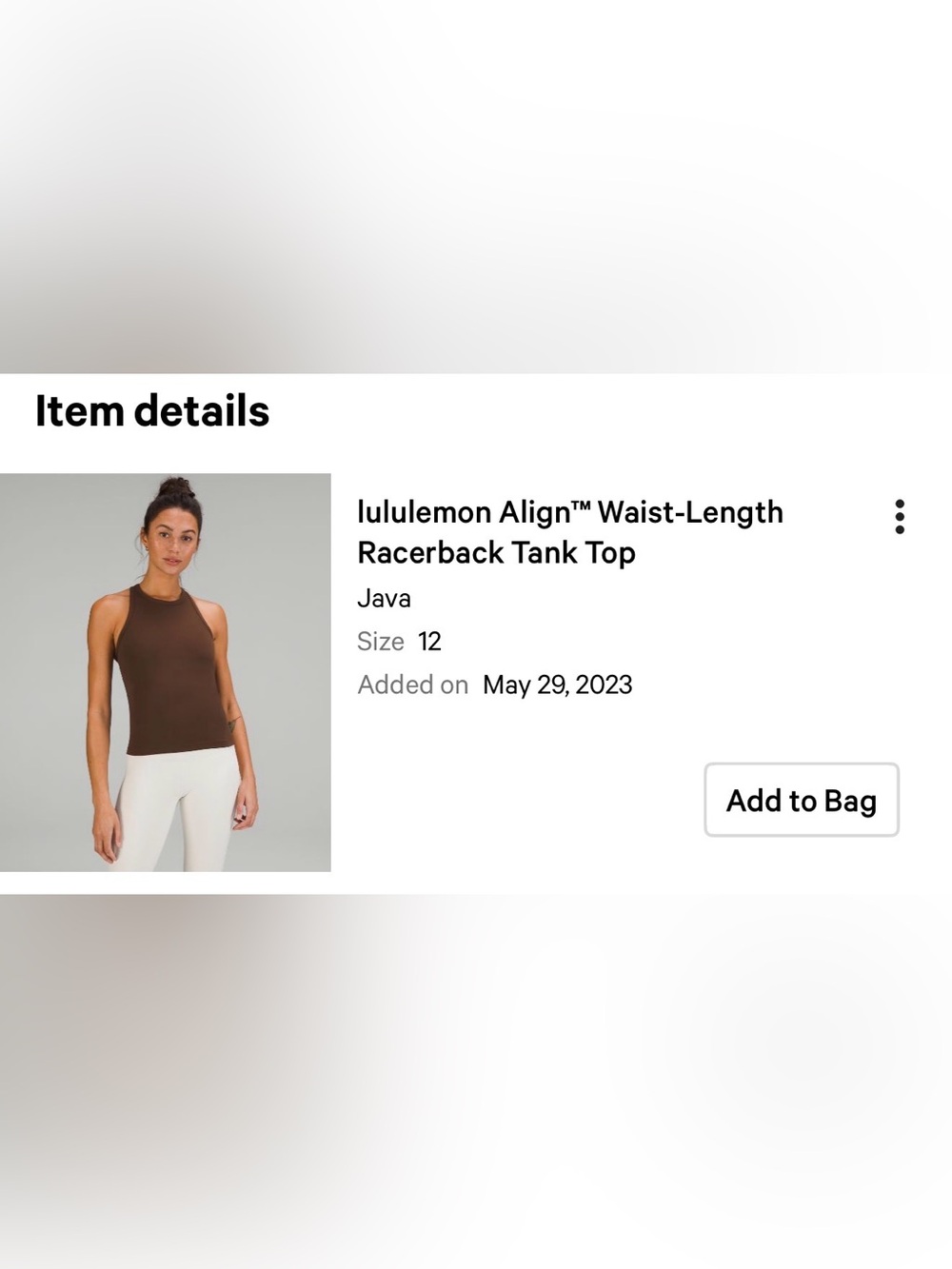 lululemon align Racerback Tank - Picture 5 of 5